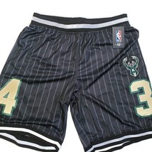 NBA Milwaukee Bucks UNK Athletic Basketball Shorts Mens XL Giannis Antetokounmpo - £19.15 GBP