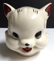 American Bisque Fluffy the Polka Dot Cat Cookie Jar Replacement Lid 6&quot;w ... - $29.99