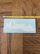 Auto Decal Sticker Classic Motorsports Magazine - £11.53 GBP