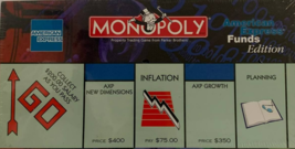 Vintage Monopoly American Express Funds Edition Hasbro 2000 USAopoly Sealed - $97.71 CAD