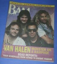 EDDIE HALEN BAM MAGAZINE VINTAGE 1988 SAMMY HAGAR - £31.92 GBP