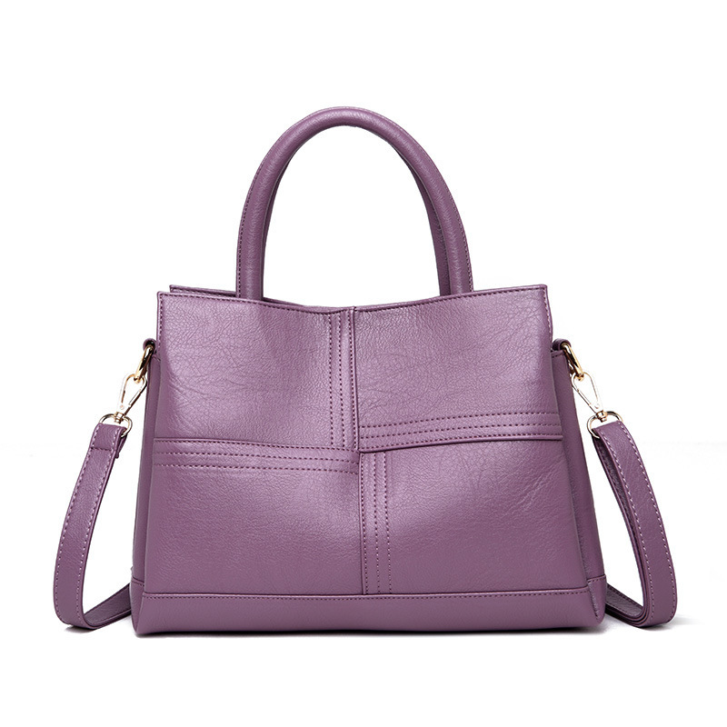 Lady Bag For The Middle-Aged Summer Tide Casual Mom Bag Stitching Shoulder Cross