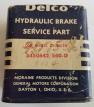 Delco - General Motors Moraine 5450642 Wheel Cylinder 540-D - $47.33