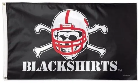 Nebraska Huskers Blackshirts 3×5 Flag for Football Fans - $18.00