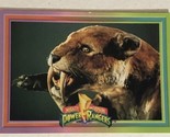 Mighty Morphin Power Rangers 1994 Trading Card #13 Sabertooth Tiger - $1.97