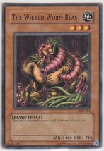 Yugioh - Konami - Yu-Gi-Uh! - The Wicked Worm Beast - SDK-004 - Trading Card - $1.97