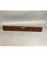 Stanley Rule &amp; Level Co - Wood And Brass Level - 25 5/8”L - New Britain,... - $47.35 CAD