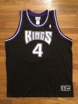 Authentic Puma 1999 Sacramento Kings Chris Webber Road Black Jersey 52 - $399.99