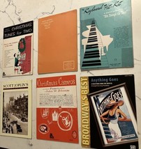 Lot 6 Solo Piano Sheet Music - $9.72