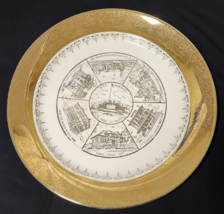 1954 El Paso Illinois 100th Anniversary Centennial Fine China Souvenir plate! - £14.85 GBP