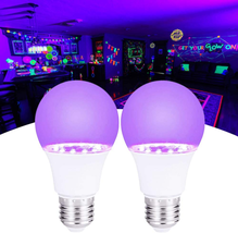 Black Light 9W LED UV Bulb E26 AC110-240V Purple Lamp 390-400Nm, Glow in T - £23.26 GBP