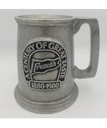 VTG 80s FRENCH&#39;S MUSTARD  BEER STEIN MUG RWP WILTON ARMETALE PEWTER USA ... - €20,12 EUR