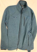 LL Bean Men’s Blue Sweater Fleece 502207 Size XL Reg Slightly Fitted - £37.00 GBP