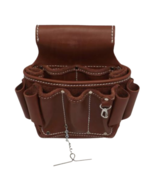 ELECTRICIAN LEATHER POUCH - Full Grain Cow Hide Work Tool Bag Amish Made... - €94,14 EUR