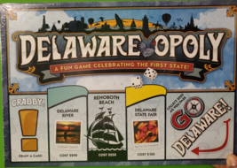 Delaware Monopoly Game The First State Delawareopoly Late For The Sky New Rare - $52.35