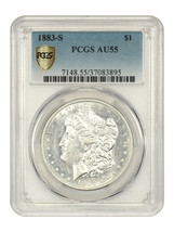 1883-S $1 PCGS AU55 - £406.13 GBP