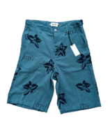 Honor The Gift Shorts Tobacco Shorts Floral Teal ( 36 ) - $1,867.65 MXN