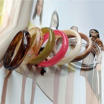 Solid Sheen Arylic Bangles - £10.12 GBP
