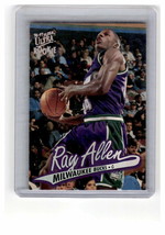 Ray Allen 1996-97 Fleer Ultra Rookie Card RC #60 Bucks HOF NICE LOOK!! - £3.92 GBP