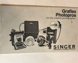 Vintage Singer Graflex Photopros Brochure  BRO13 - $12.86