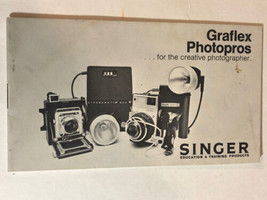 Vintage Singer Graflex Photopros Brochure  BRO13 - $12.86