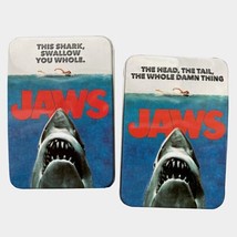 Jaws Movie Amity Island Sours Shark Candy 2 Embossed Metal Tins NEW SEALED - $7.84