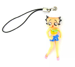 BETTY BOOP Charm For Cell Phone/Purse,  Sexy Western Babe, Cowgirl - $7.66