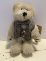 Boyds Bear Whitaker with Vest and Bow Tie Grey - £7.78 GBP