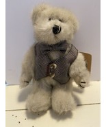 Boyds Bear Whitaker with Vest and Bow Tie Grey - £7.95 GBP