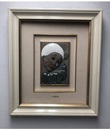 L. MORONI Framed Pierrot Picture MIDA Sterling Silver AG 925 Italy Signe... - $270.30 CAD