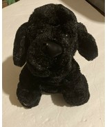 Ganz Webkinz Black Lab Soft Plush 8&quot; Stuffed Dog Puppy Toy - £6.62 GBP