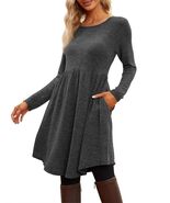 Jar of Love Womens Long Sleeve Mini Sweater Dress Dark Grey Size M - $425.64 MXN Jar of Love Womens Long Sleeve Mini Sweater Dress Dark Grey Size M - $425.64 MXN