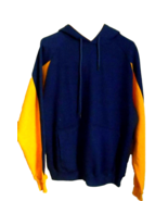 Augusta Sportswear Hooded Long Sleeve Sweatshirt Men Size L Blue/Gold NWOT - $17.95