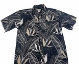 Cooke Street Honolulu Mens Size Medium Black/Green/Tan Hawaiian Shirt 10... - £15.10 GBP