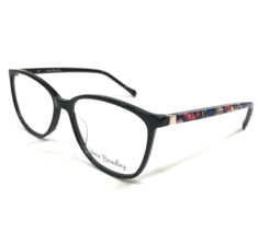 Vera Bradley Eyeglasses Frames Colene Foxwood FXW Black Red Cat Eye 52-1... - £51.14 GBP