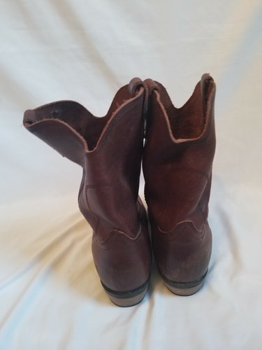 AD TEC  BROWN OIL TANNED LEATHER WATER PROOF BOOTS SIZE 10.5W Item image 6