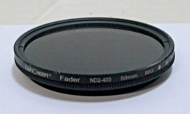 K&amp;F Concept Filter Neutral Density ND 2-400 58mm Fader - Sony Nikon Canon DSLR - £11.47 GBP