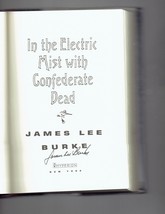 In the Electric Mist with Confederate Dead by James Lee Burke Signed Book - $48.27