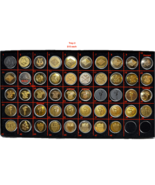 U.S. ARMY, ENLISTED, COLLAR DISKS, ASSORTED TIME PERIODS, TRAY 3 - $15.00