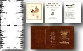 Handcrafted 1:12 Scale Miniature Book The Song Of Hiawatha Illustrated - £31.44 GBP