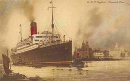 RMS Scythia Ocean Liner Ship Cunard Line postcard - £5.93 GBP
