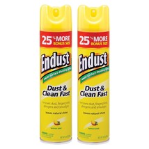 Endust Multi-Surface Dusting and Cleaning Spray, Lemon Zest, 12.5 Ounce (Pack of - $13.99