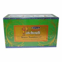 Satya Sai Baba Natural Patchouli Incense Sticks Agarbatti 180 Grams Box 12 Pack - £13.60 GBP