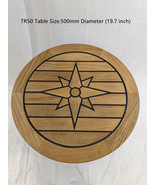 Boat Round Teak Table Top 500/650/800mm 19.7/25.6/31.5 Inch Diameter Mar... - $363.59 CAD+