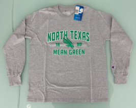 Champion NCAA North Texas Mean Green Youth Short Sleeve T-Shirt Sz L Gray NWT - £9.55 GBP