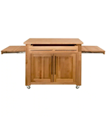 Catskill Natural Kitchen Island with Pull Out Leaves - £1,190.52 GBP