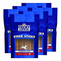 CHEWY LOUIE 5&quot; 10 Count 6pk Steer Sticks - 100% Beef Treat, No Artificia... - $89.99
