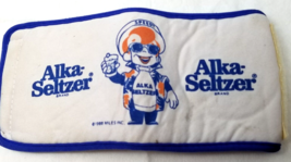 Speedy Alka-Seltzer Can Cozy Insulator 1988 Blue Orange White Vintage - $18.95