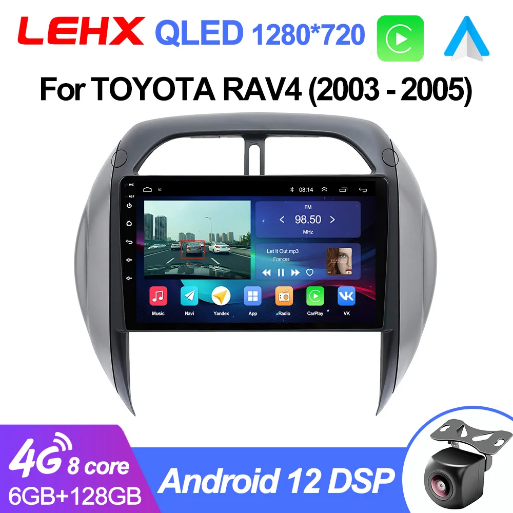 Lehx L6Pro Android 12 All In One Car Radio Multimedia Player For Toyota RAV4 - £91.06 GBP+