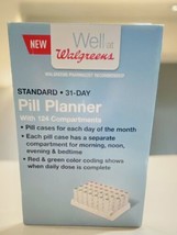 Walgreens 31 Day / 124 Compartment Pill Medicine Vitamin Planner Organiz... - £18.59 GBP